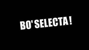 Bold white lettering reading 'BO'S SELECTA!' on a black background (title card).